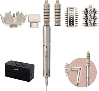 – FlexStyle Multistyler Air Styler & Hair Dryer with Auto-Wrap Curlers, Concentrator & Oval Brush Tool, No Heat Damage