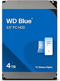 Western Digital 4TB WD Blue 3.5" SATA 6 Gb/s PC Hard Drive