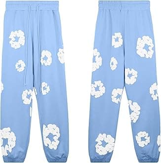 Generisch Tracksuit Men's Jogging Suit Hooded Tops & Trousers Set 2-Piece Tracksuit Sports Suit Streetwear Cotton Loose Leisure Suit Leisure Suit Y2K Hip Hop Pullover Jogging Bottoms Activewear Unisex