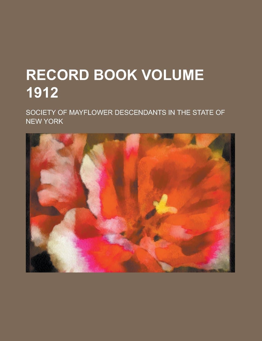 Record Book Volume 1912