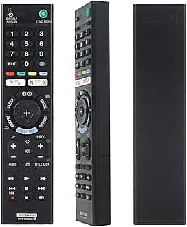 Universal Replacement RMT-TX300E Remote Control for Sony Bravia LED LCD Smart TVs, YiBiChin 149331411 for Sony Bravia Remote Commander - No Setup Required