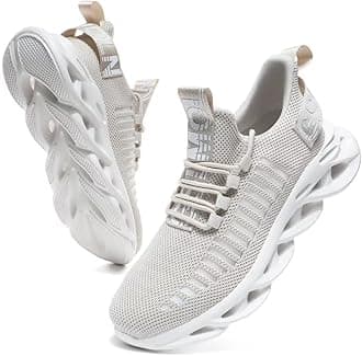 Women's Lace Up Walking Shoes Breathable Ultra Lightweight Sport Casual Ladies Girls Fashion Platform Sneakers