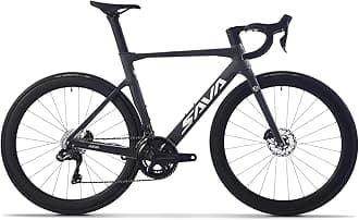 Carbon Fiber Road Bike, 24 Speeds Shifting Road Bicycle with Shimano Ultegra Di2 8170 Groupset, Carbon Race Bike with Carbon Frame and Carbon Wheelset Disc Brake for Adult