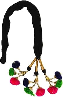 Hair Parandi For Kids/Hair Punjabi Paranda For Kids Girls Length 18inch (Multi-Color) Pack of 1Pc