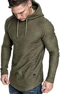 - Mens Fashion Athletic Hoodies Sport Sweatshirt Solid Color Fleece Pullover