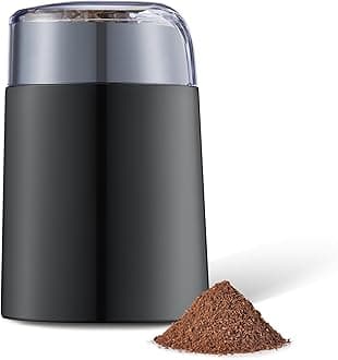 Amazon Basics Electric Coffee Bean Grinder, Black
