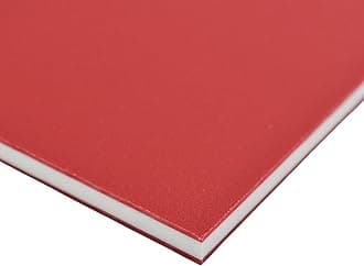 BuyPlastic King ColorCore Plastic Sheet 1/4" x 24" x 36" Red-White-Red Color Core, HDPE Board, High Density Polyethylene Panel