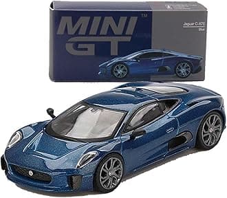 Breatoi Mini GT Die Cast Collectrors Model Cars : (Jaguar C-X75 - Blue)