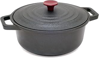 RISOLI VINUM Non-Stick Induction Saucepan Ø20 cm with Cast Lid, Slow Cooking, Made in Italy