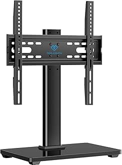 Universal TV Stand Legs for 32-60 inch TVs, Table Top TV Stand up to 88 lbs, Height Adjustable Television TV Mount, Universal TV Leg Base for Living Room & Bedroom, VESA 400x400mm PSTVS04