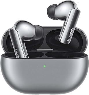 HUAWEI FreeBuds Pro 3 Wireless Earphones，Bluetooth Earbuds with Noise Cancelling,Hi-Res Dual Driver Sound System, Intelligent ANC 3.0, HWA & HI-RES Audio Certified, Dual Connections, Silver Frost