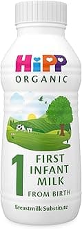 Organic 1 First Infant Baby Milk Ready to Feed Liquid Formula, From Birth, 470ml
