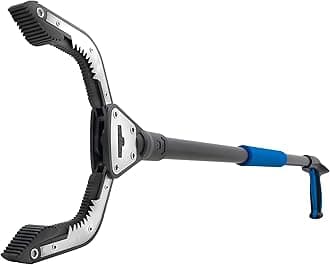 Unger Professional 42” Rugged Reacher – Reacher Grabber Tool & Trash Picker, Outdoor Trash Picker Upper Tool, Heavy Duty Grabber Reacher, Claw Grabber Pickup Tool, Yard Clean Up