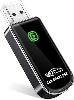 Wireless CarPlay Adapter for Apple iPhone iOS 10+ & Cars from 2015+, Mini Edition, Convert Factory Wired to Wireless CarPlay Dongle Plug & Play GPS Digital Media Receiver (Brushed Cobalt Blue)