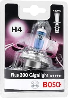 BOSCHH4 (472) Plus 200 Gigalight Headlight Bulb - 12 V 60/55 W P43t - 1 Bulb