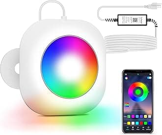 LyLmLe 10W LED Pool Lights, 12V Smart Color Changing Underwater Lights with APP Control, Dimmable, Timer Schedule, IP68 Waterproof Magnetic Pool Lights with 26ft Cord for Inground Aboveground Pools