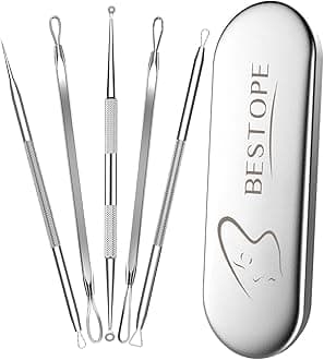 Bestope blackhead remover 5pcs silver
