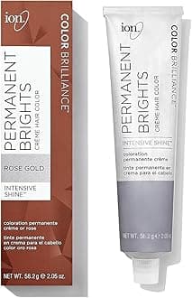 Ion Permanent Brights Creme Hair Color Rose Gold Rose Gold
