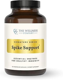 The Wellness CompanyOriginal Spike Support Formula Supplement | 120 Capsule 2 Month Supply | Natural Immunity Booster with Herbal Extracts | Vegan, Non-GMO, Gluten-Free