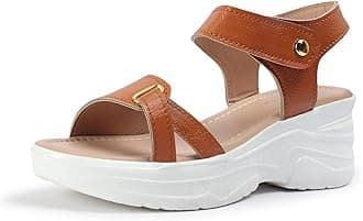 Vendoz Women Casual Cream Wedges Sandal