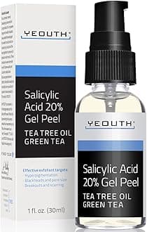 YEOUTH 20% Salycilic Acid Peel with Tea Tree, Green Tea, 1oz