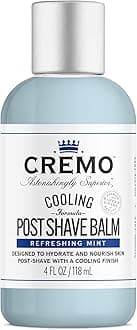 Cremo Cooling Post Shave BalmTo Sooth, Cool And Protect Skin From Shaving Irritation, Dryness And Razor Burn, 4 Ounce