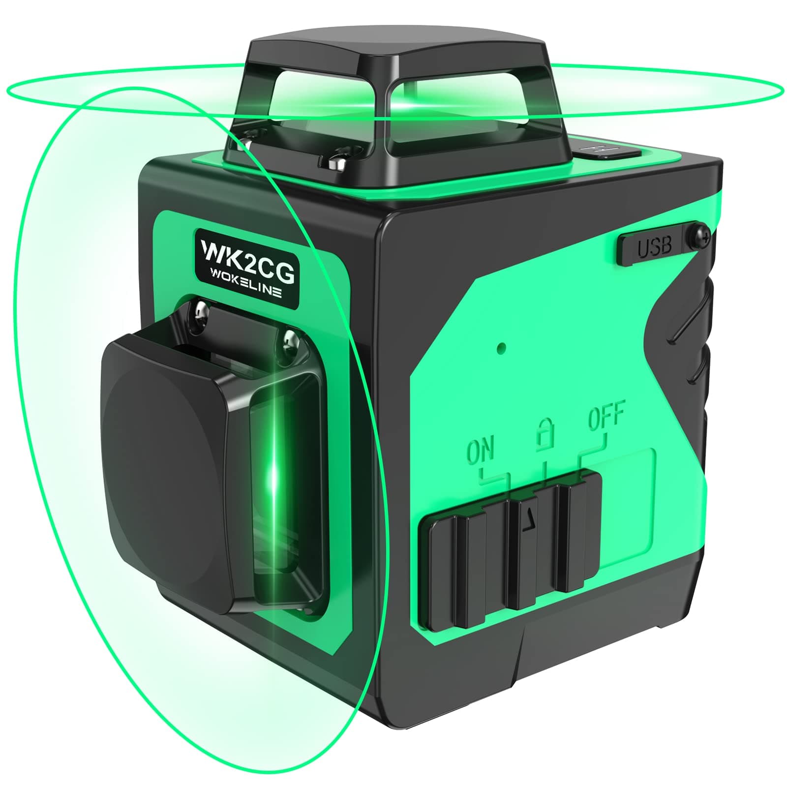 2x360° Self-leveling laser level