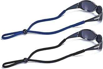 SHINKODA Adjustable Glasses Strap for Adults and Kids | 2-Pack Eyewear Retainer Cord for Reading, Safety, Sports & Sunglasses