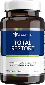 Gundry MDTotal Restore Gut Lining Support, Digestive Supplement for Gastrointestinal Wellness, Gut Health Supplement, Gut Health for Women and Men, 90 Capsules (1)