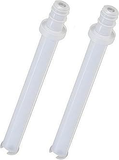 (2 pack) 162416-000-000 silicone tube Milk Frothing silicone Pipe Tube Compatible with Mr Coffee BVMC-ECMP1000 BVMC-ECMP1000RB BVMC-ECMP1102 Coffee Maker Milk foam straw