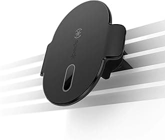 iPhone Car Vent Mount MagSafe Accessory - ClickLock No-Slip Interlock, Ultra Secure Vent Clamp, 360 Adjustable & Lockable Ball Point - Black