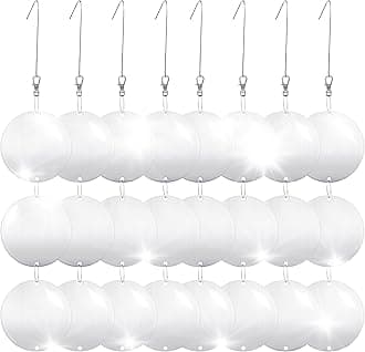 Hedoc Reflective Bird Scare Discs Set, 24PCS Large Double-Sided Bird Deterrents for Outside, Bird Reflectors to Keep Birds, Woodpeckers, Pigeons Away from House, Outdoor Garden, Patio and Yard