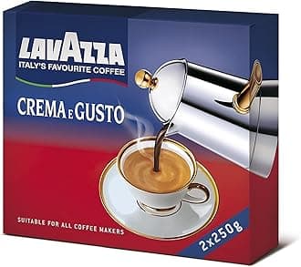 Lavazza Coffee Crema E Gusto, ground, Pack of 4, 4 x 250g