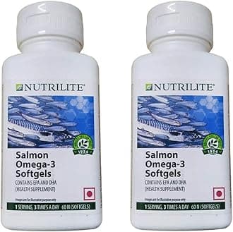 Amway NUTRILITE� Salmon Omega-3 Pack Of 2 (120 TAB)