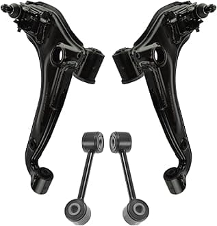 TRQ Front Suspension Kit Control Arm with Ball Joint Sway Bar Stabilizer Link Compatible with 1990-1997 Mazda Miata