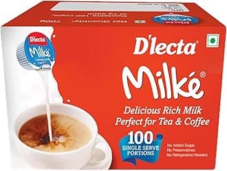 D'LECTA Milke (100 cups of 10g each) Liquid Dairy Creamer