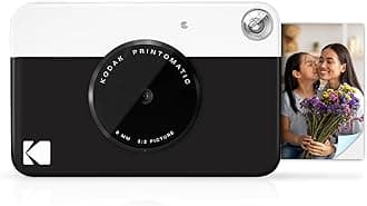 PRINTOMATIC Digital Instant Print Camera (Black), Full Color Prints On Zink 2x3 Sticky-Backed Photo Paper - Print Memories Instantly