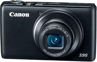 Canon PowerShot S95 10 MP Digital Camera with 3.8x Wide Angle Optical Image Stabilized Zoom and 3.0-Inch LCD
