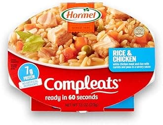 HORMEL Rice & Chicken Microwave Tray, 7.5 Ounces (Pack of 7)
