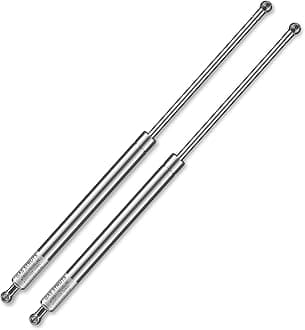 Vepagoo C1608260 20 inch Stainless Steel Gas Struts 60Lb/267N Shocks for Boat Engine Cover, Marine Spring Prop Lift Support for Boat Hatch RV Bed Truck Tonneau Cover Box Lid, Set of 2