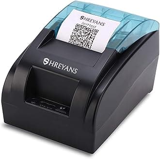 Shreyans Inkless Thermal Billing Printer 2-Inch (58mm Receipt) - Compatible with Windows, Linux, and Macbooks | FoodChow 14-Days Trial POS Software for Restaurants, Cafes, Food Businesses