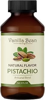 Natural Pistachio Extract for Baking and Flavoring - 4 OZ - Premium Quality Natural Flavors for Baked Goods, Desserts, & Cooking