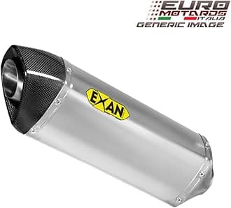 Yamaha Xmax X-Max 400 Exan Exhaust Silencer OVAL X-BLACK Titanium New