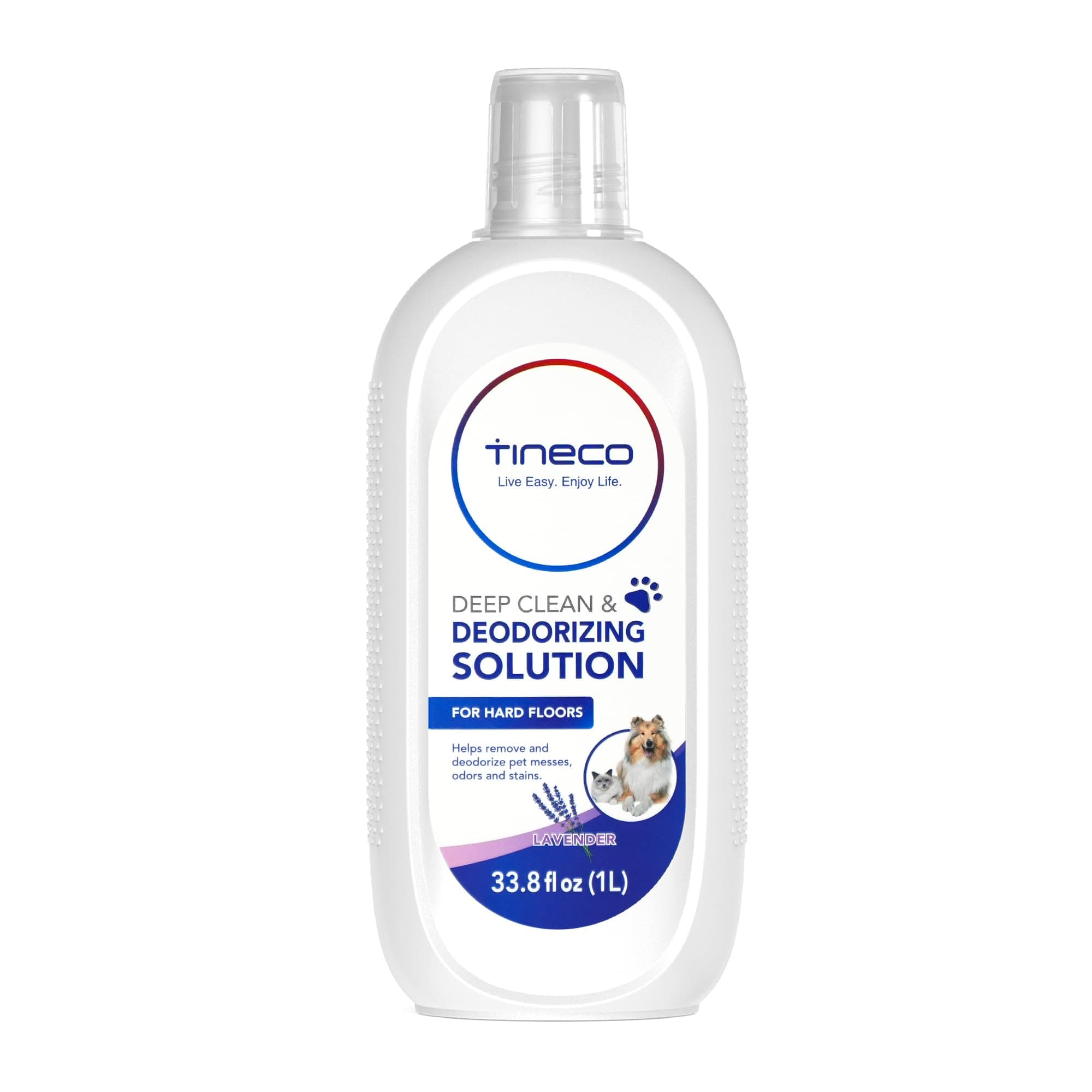 Floor Cleaning Solution, Deep Cleans for Multiple Hard Floors, Lavender Scent, 1 Liter-33.8 Fl Oz, FOR TINECO iFloor 2/3 Breeze/FLOOR ONE S3/S5/S5 Pro 2/S6/S7 Pro