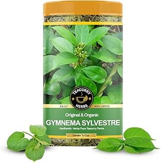 Teacurry Organic Gymnema Sylvestre Leaves (25 Gram) - Gurmar Leaf | Periploca Of The Woods - Supports Overall Wellness
