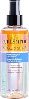 Shake + Shine Curl Refreshing Mist | Bi-Phase Curl Spray with Hyaluronic Acid & Seaweed for Curly Hair | Lightweight Frizz Ease, Hydration & Shine | Hair Refresh Spray for Wavy & Curly Hair