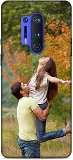 Expromium Customised Mobile Back Case for Oneplus 8 Pro (Own Photo with Frame, Name, Text, Font, Color), 3D Printed Hard Mobile Back Cover for Oneplus 8 Pro