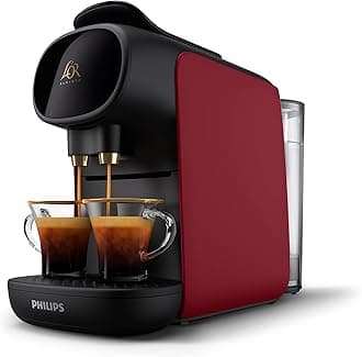 Philips L'OR BARISTA Sublime Coffee Capsule Machine by Philips, for Double or Single Capsule, Red (LM9012/50)