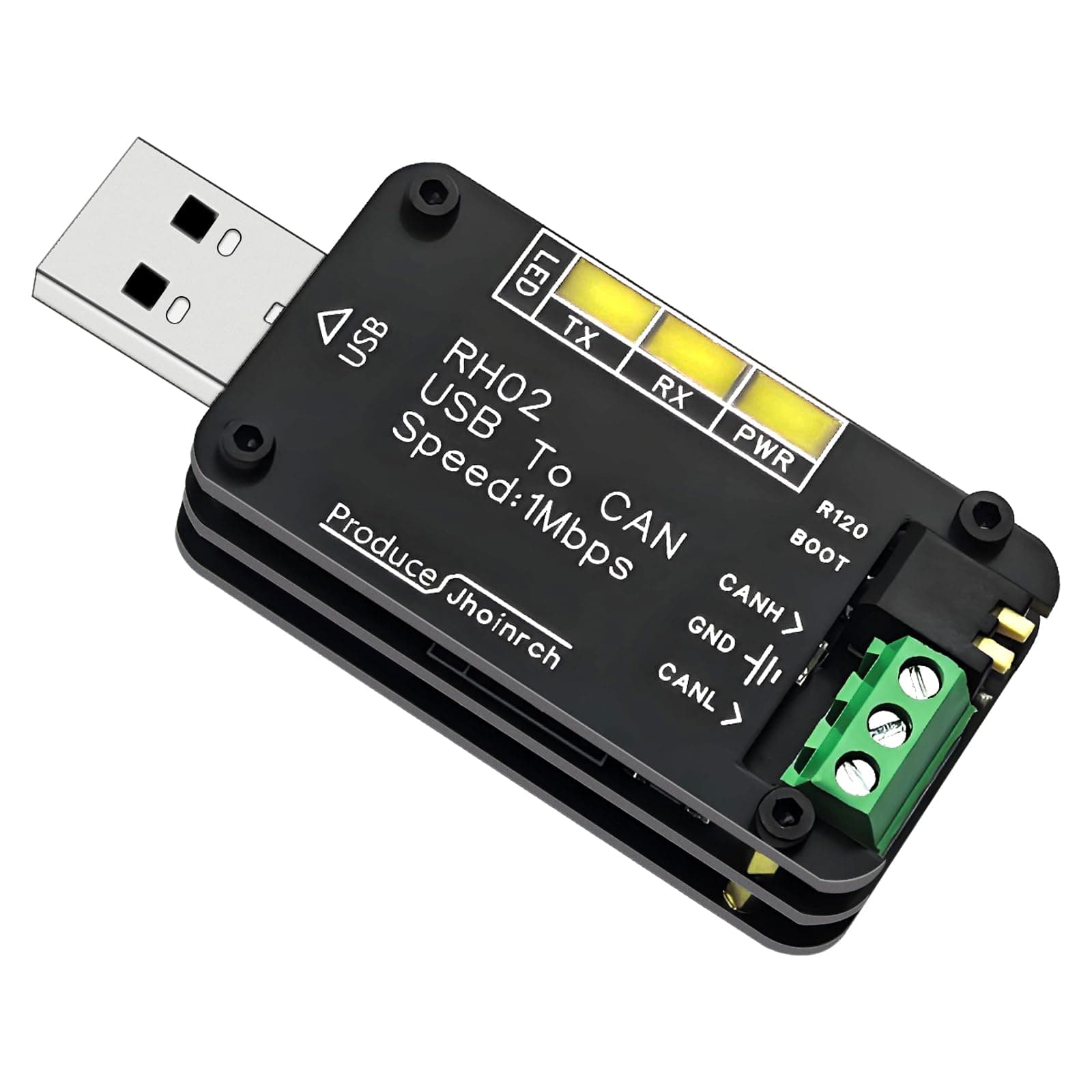 USB to CAN Bus Converter Base Open Source Hardware CANable Supports Multiple Firmware and Working Modes