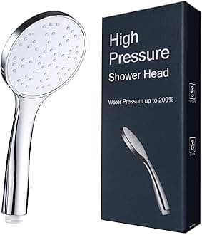 High Pressure Shower Head, Power Shower Head for Low Pressure, Universal Handheld Pressure Boosting Showerhead
